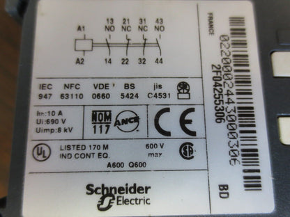 TELEMECANIQUE CA3KN22BD3 CONTACTOR 24V 10A 690V