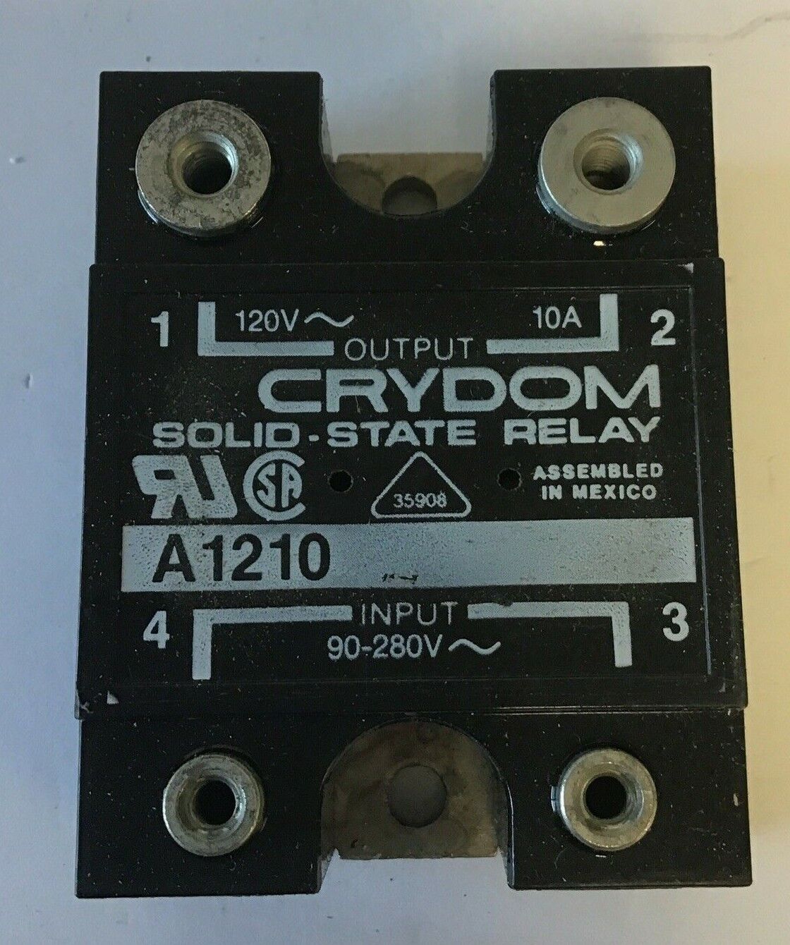 CRYDOM A1210 SOLID-STATE RELAY 90-280VAC