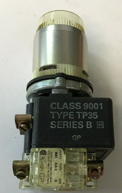 SQUARE D 9001 TP41 SER.B PILOT LIGHT  W/O LENS