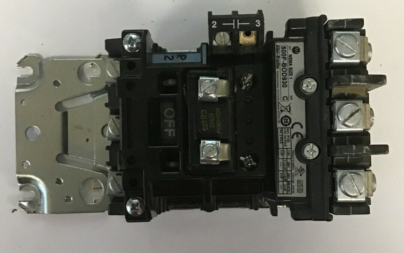ALLEN BRADLEY 500F-BOD930 STARTER SIZE 1 SER.C W/CB273 COIL