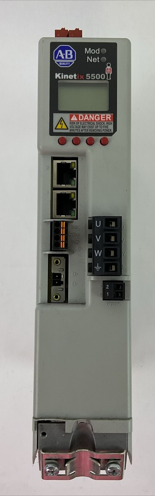 ALLEN BRADLEY 2198-H015-ERS FIRMWARE 5.002 12.5Apk SERVO DRIVE HARDWIRED SAFETY