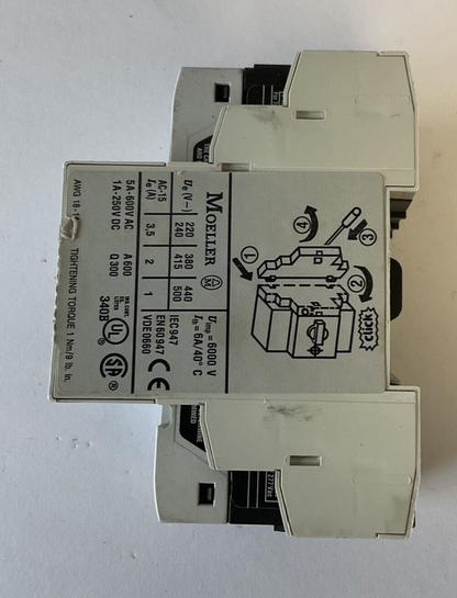 MOELLER PKZM0-10 MOTOR CIRCUIT BREAKER SER.4  600VAC