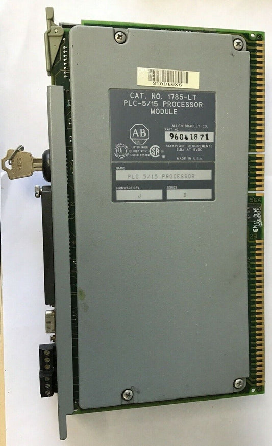 ALLEN BRADLEY 1785-LT PLC-5/15 PROCESSOR MODULE 2.5A AT 5VDC SER.B REV.J
