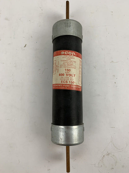 Economy Fuse ECS150 150A 600V Class RK5 Fuse "Lot of 2"