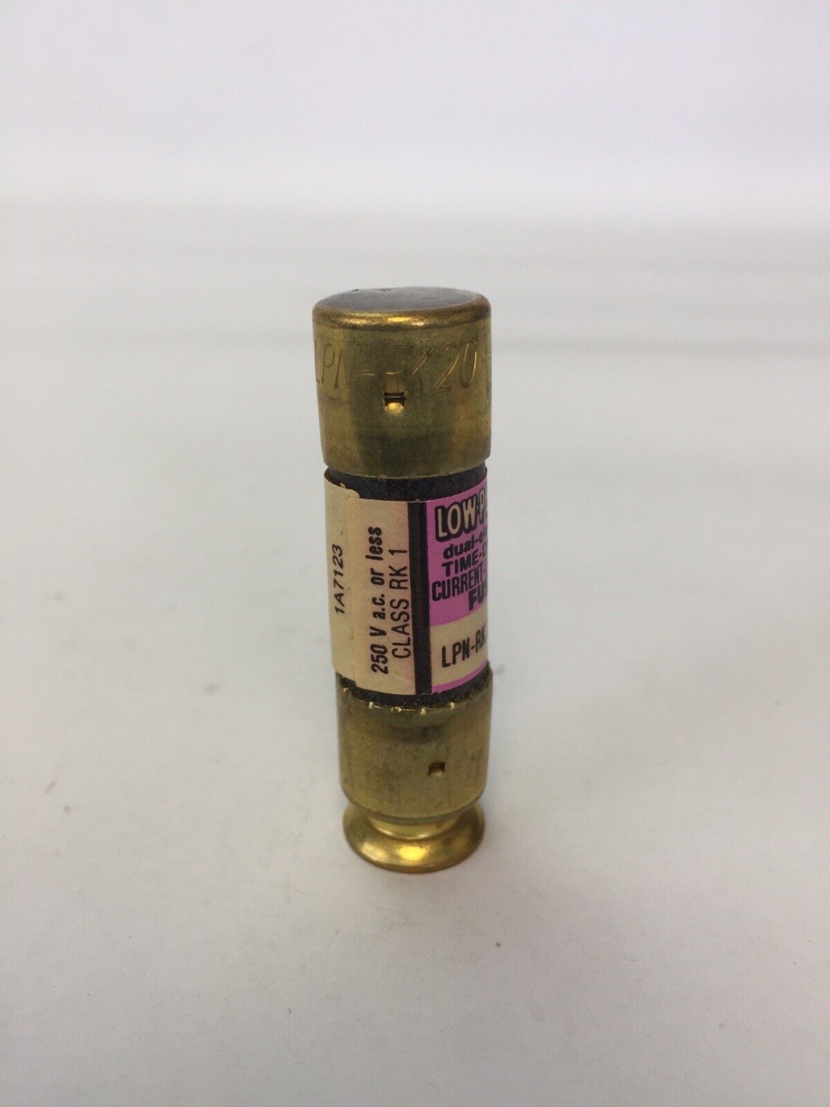 BUSSMAN LOW-PEAK LPN-RK 20 DUAL ELEMENT TIME-DELAY FUSE 250VAC 20A (BOX OF 10)