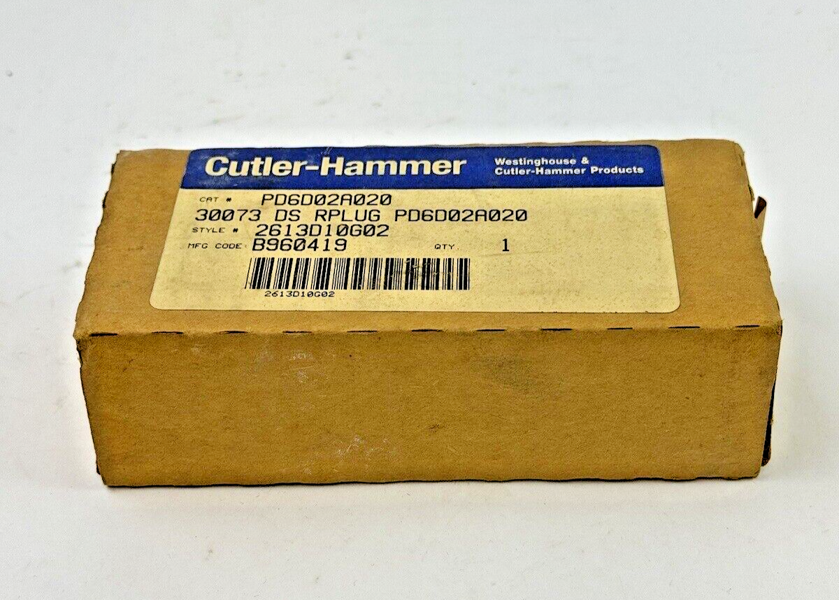 CUTLER-HAMMER - PD6D02A020 -  DIGITRIP RMS RATING PLUG - 200 AMP -FACTORY SEALED