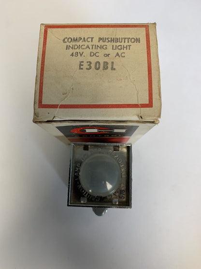 Cutler-Hammer Compact Pushbutton Indicating Light E30BL