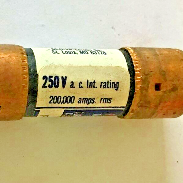 FUSETRON FRN-R-12 TIME DELAY FUSE CLASS RK5 250VAC 12A ****LOTOF7****