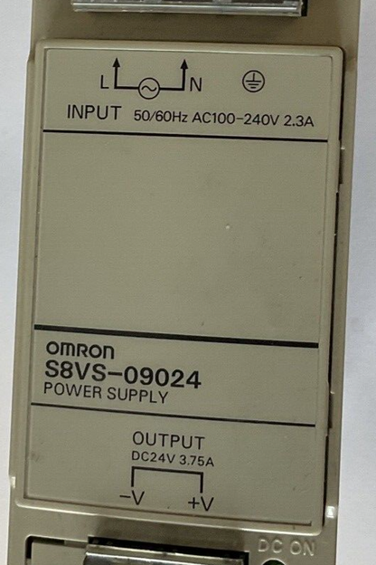 OMRON S8VS-09024 POWER SUPPLY 50/60HZ 240VAC 2.3A