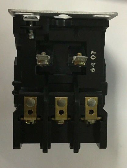 GOULD DTNEB230AA CONTACTOR 600VAC 25AMP INDUC./30AMP RESIS. 3POLE COIL 110-120V