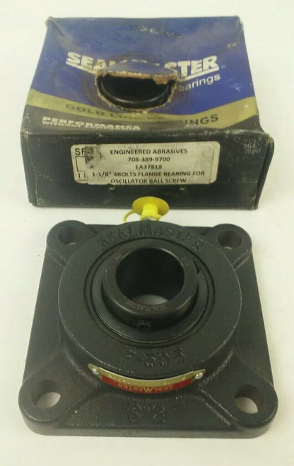 SEALMASTER SF-18 1-1/8'' FLANGE BEARING UNIT, 4BOLTS FLANGE BEARING