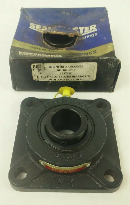 SEALMASTER SF-18 1-1/8'' FLANGE BEARING UNIT, 4BOLTS FLANGE BEARING