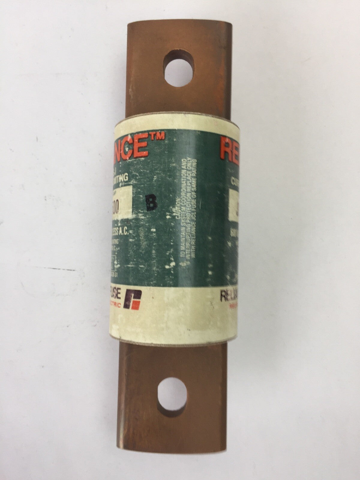 RELIANCE JCL500 CURRENT LIMITING FUSE 500A 600VAC CLASS J