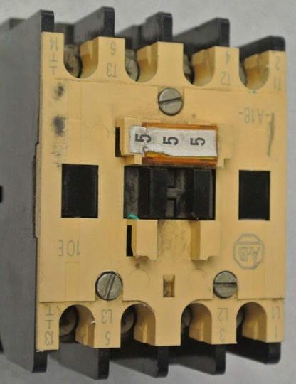ALLEN-BRADLEY 100-A18ND3 Ser. C / CONTACTOR 18A, 3-P, 220-660VAC, 24VAC COIL