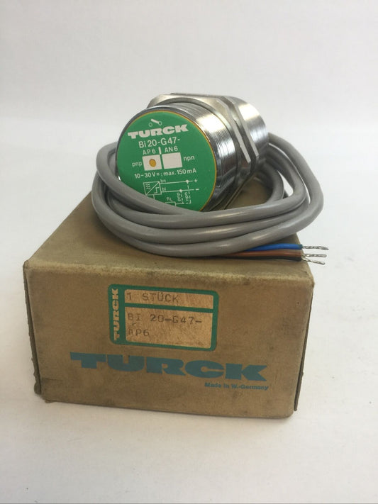 TURCK BI20-G47-AP6 PROXIMITY SENSOR 10-30VDC 150mA