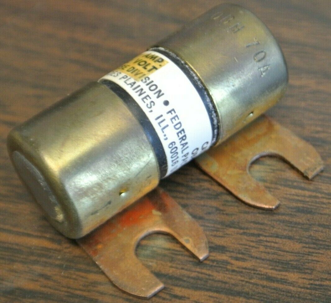 ECONOMY / FPE OBH-70 BOLT-ON FUSE / 70A / 32VDC / NEW SURPLUS