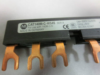 ALLEN-BRADLEY 140M-C-W545 Ser. A - CONTACT BLOCK / BUSBAR - BUS BAR