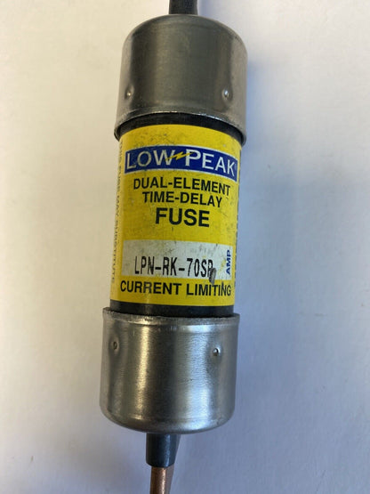 Bussmann Low-Peak LPN-RK-70SP 70A 250V Fuse "Lot of 2"