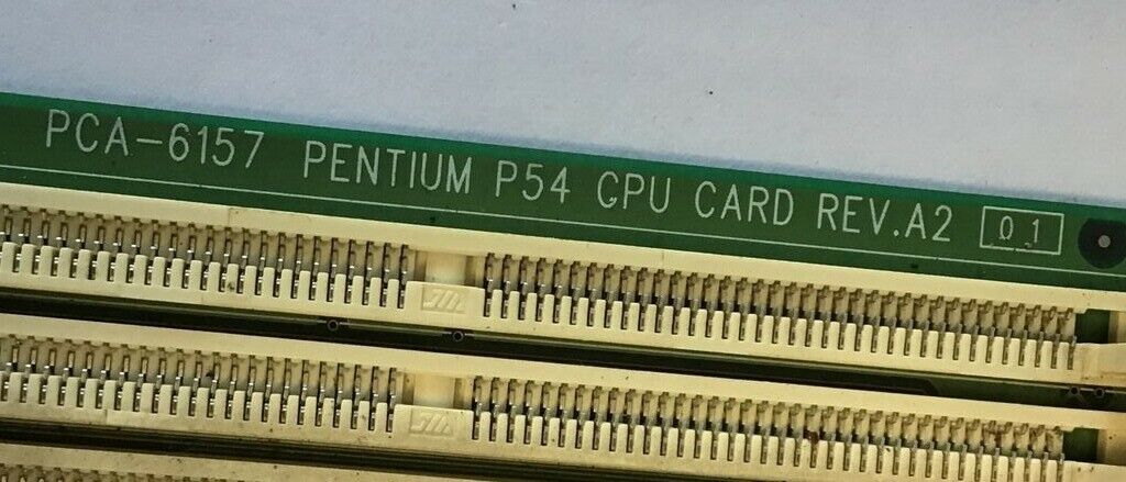 ADVANTECH PCA-6157 PENTIUM P54 CPU CARD REV.A2