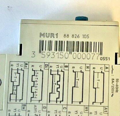 CROUZET MUR1 88826105 TIME RELAY 24VDC 250VAC 8A 50-60HZ