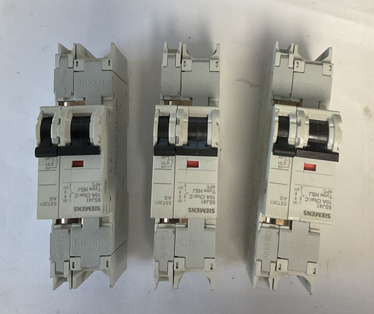 SIEMENS 5SJ4110-7HG41 CIRCUIT BREAKER 10A AUXILIARY CIRCUIT SWITCH ***LOTOF3***