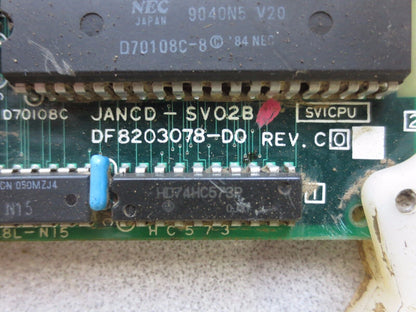 YASKAWA JANCD-SV02B SERVO CONTROL BOARD, MOTOMAN ROBOTICS