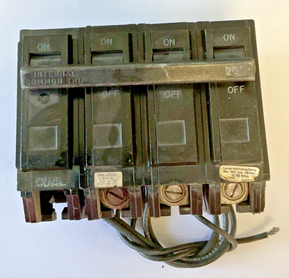 GE TQST8 MOD.1 CIRCUIT BREAKER SHUNT TRIP 24-48VDC 20A