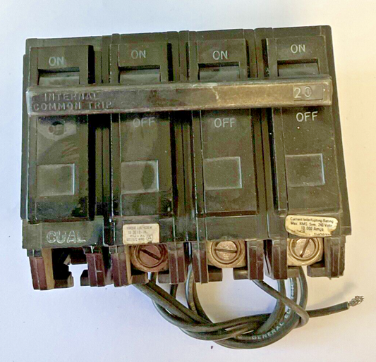 GE TQST8 MOD.1 CIRCUIT BREAKER SHUNT TRIP 24-48VDC 20A