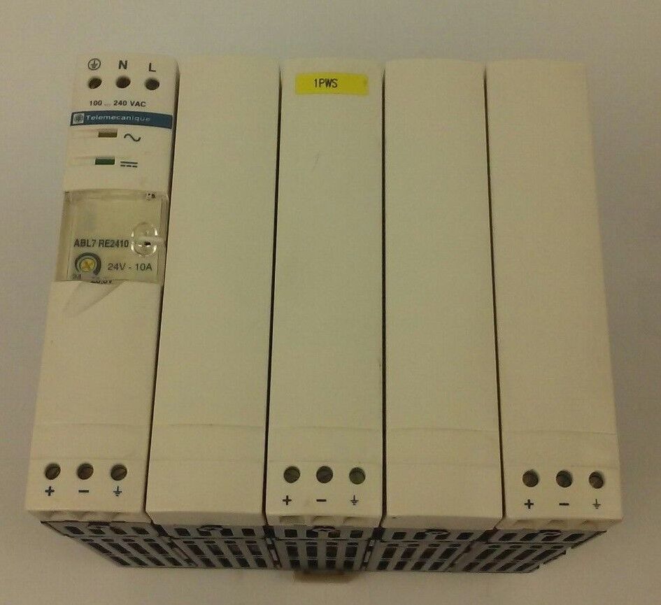 TELEMECANIQUE ABL7 RE2410 POWER SUPPLY MODULE INPUT 100-240VAC OUTPUT 24VDC