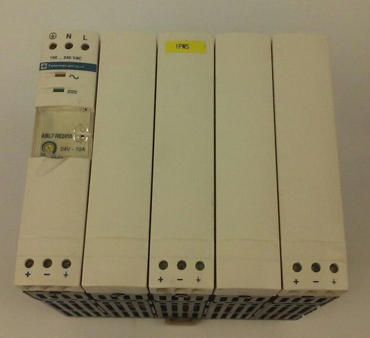 TELEMECANIQUE ABL7 RE2410 POWER SUPPLY MODULE INPUT 100-240VAC OUTPUT 24VDC