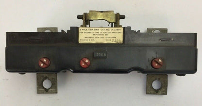 SQUARE D LA-2250-T TRIP UNIT 250AMP 2POLE MAG TRIP ADJ 1250-2500A
