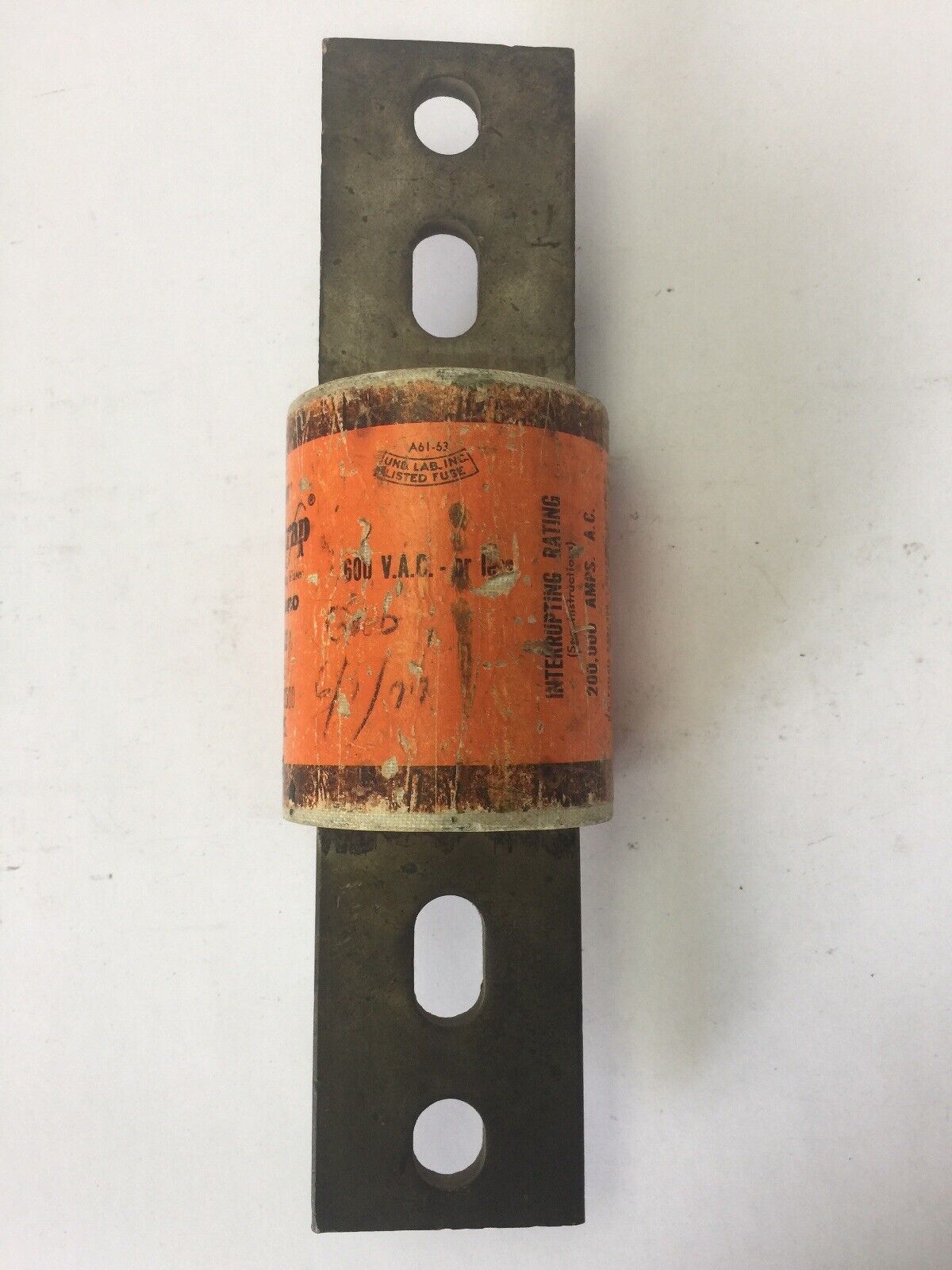 SHAWMUT A4BY1500 AMP-TRAP FORM 480 CURRENT LIMITING FUSE 1500 AMP 600VAC CLASS L