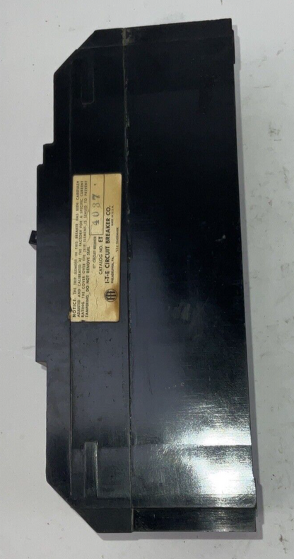 ITE ET4037 CIRCUIT BREAKER 3POLE 100A 600VAC 125/250VDC F FRAME