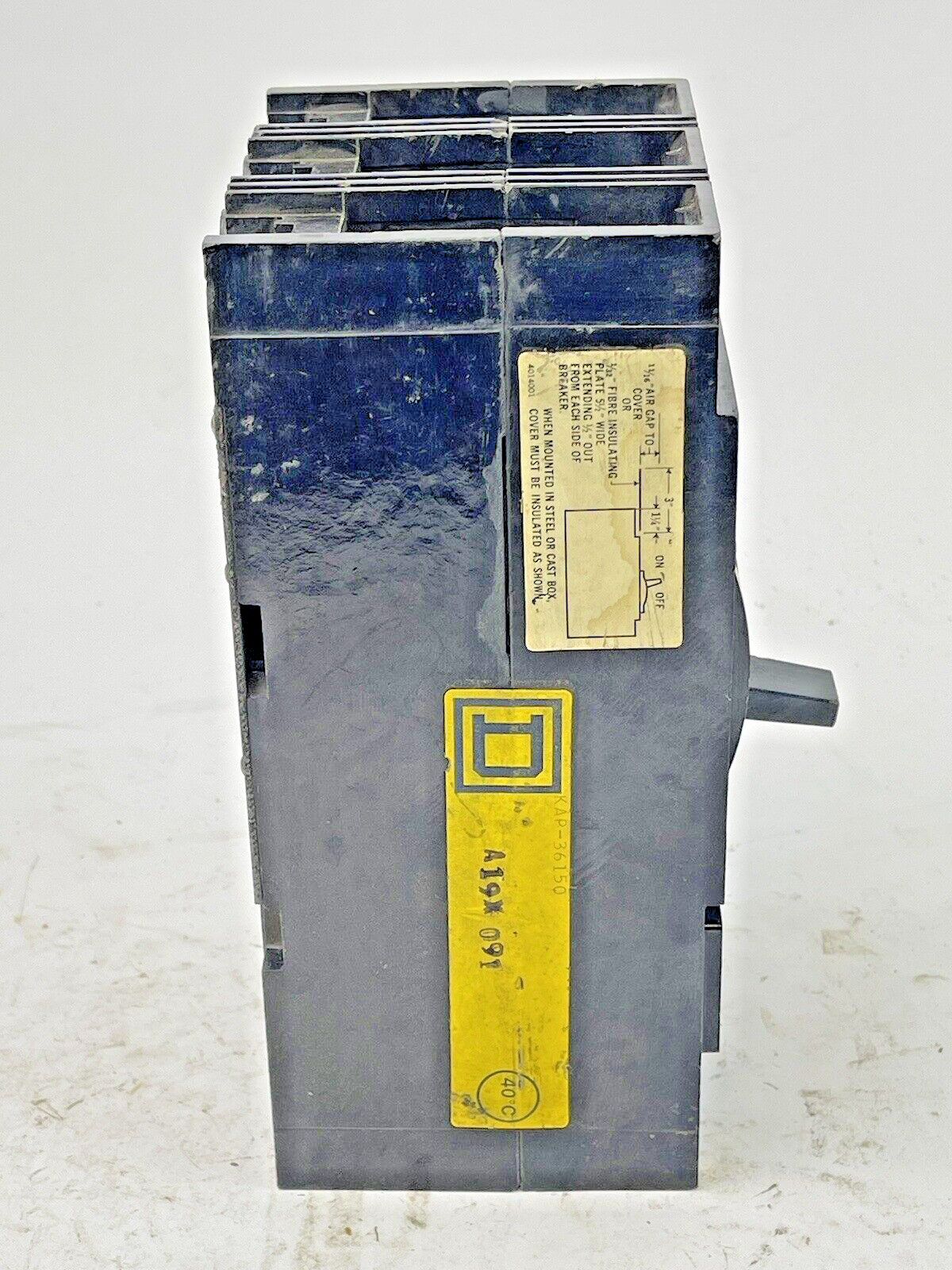 SQUARE D - KAP-36150 - CIRCUIT BREAKER - 150 AMP, 3 POLE, 600 VAC