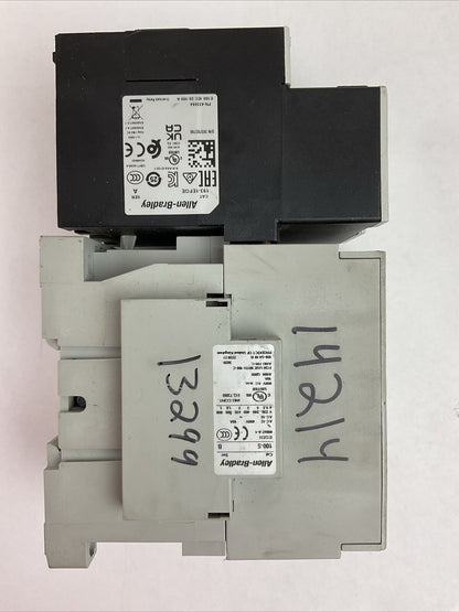 ALLEN BRADLEY STARTER (100-C85D*00 SER A CONTACTOR + 193-1EFGE RELAY + 100S)