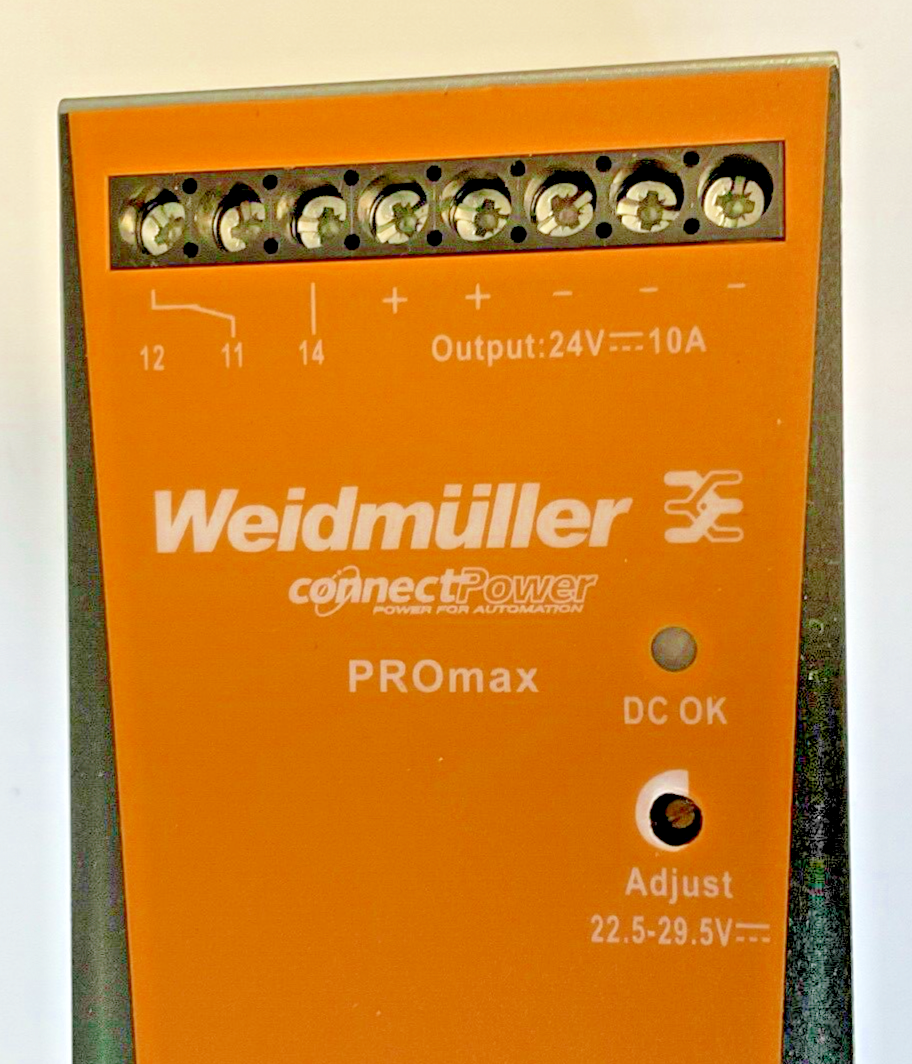 WEIDMULLER 1478130000 SWITCHING POWER SUPPLY 240W 24V 10A