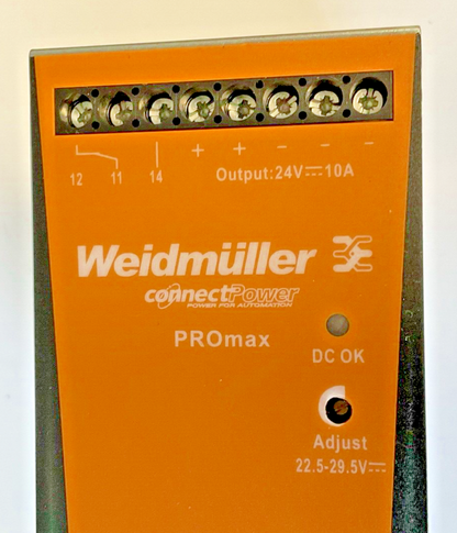 WEIDMULLER 1478130000 SWITCHING POWER SUPPLY 240W 24V 10A