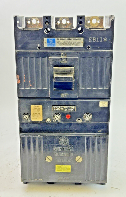 GE - TB43200 - TRI-BREAK FUSED CIRCUIT BREAKER - TB43F - 200 A, 3 POLE, 600 VAC