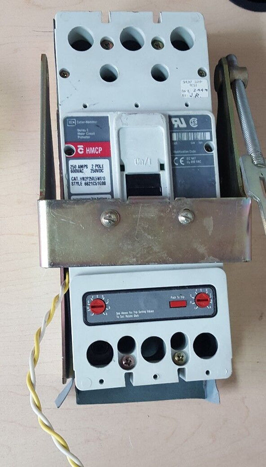 Cutler Hammer 250 Amp Circuit Breaker HM2P250L5WS10 2 POLE