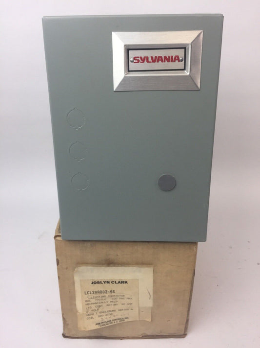 JOSLYN CLARK SYLVANIA LCL20A002-96 LIGHTING CONTACTOR 600VAC 20A COIL 24VDC 60H