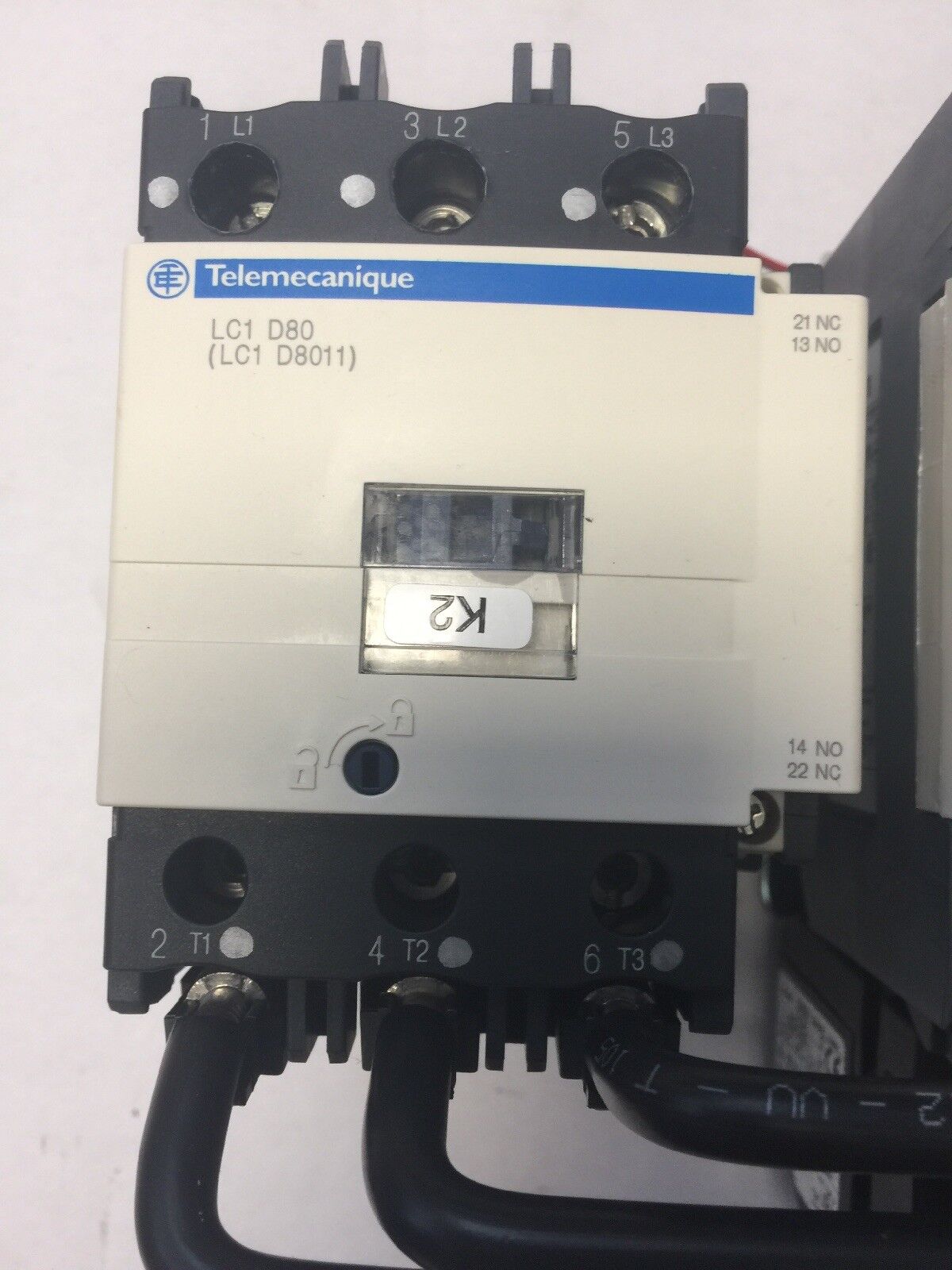 TELEMECANIQUE LC1 D80 REVERSING CONTACTOR LR2 D35 OVERLOAD LR2 D3559 LX1 D6 G7