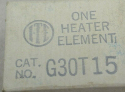 LOT of 3 / I-T-E / GOULD / G30T15 OVERLOAD HEATER ELEMENT / NEW SURPLUS