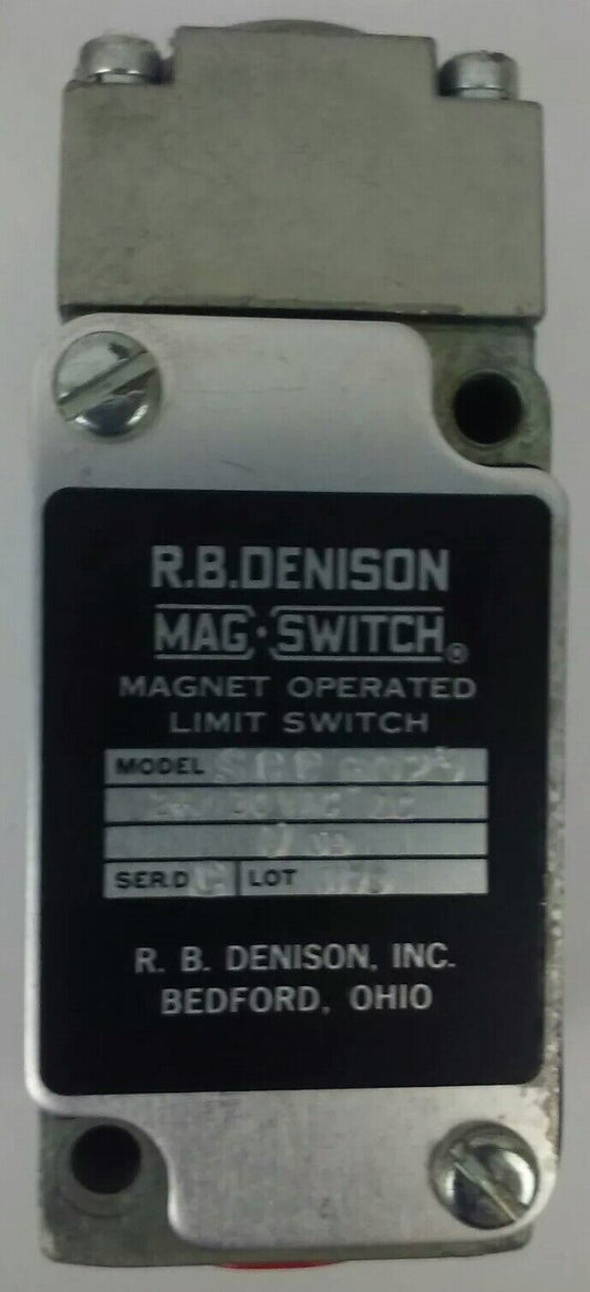 R.B.DENISON SGC8025 SERIES C MAGNET OPERATED LIMIT SWITCH, 24-130V, 1A, 7-70VA