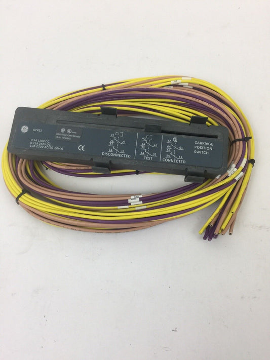 GE GCPS2 CARRIAGE POSITION SWITCH 0.5A 120VDC 0.25A 250VDC 10A 250VAC(50-60HZ)