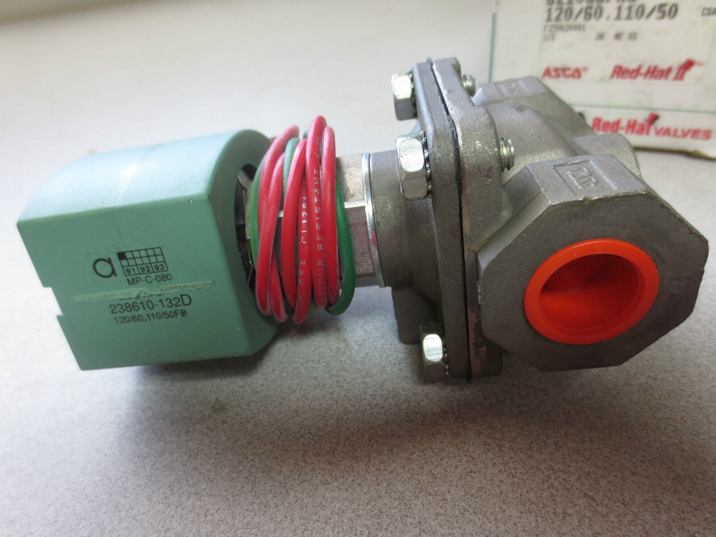 ASCO RED-HAT 8210G87MO SOLENOID VALVE 110/120 50/60 1/2" 2W NC - NEW SURPLUS