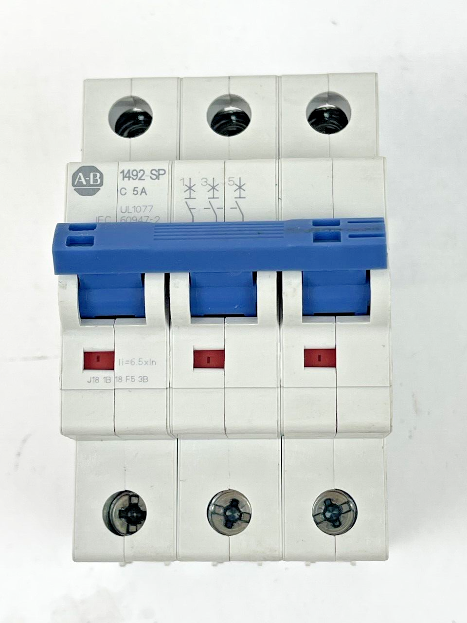 ALLEN BRADLEY - 1492-SPM3C050 - SERIES D - CIRCUIT BREAKER - 3 POLE 5 AMP