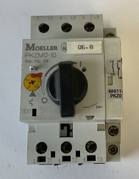 MOELLER PKZM0-10 MOTOR CIRCUIT BREAKER SER.4  600VAC