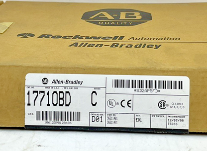 ALLEN BRADLEY 1771-OBD OUTPUT MODULE 10-60VDC REV.D01 SER.C