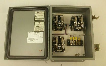 DAYTON 5X847N POWER RELAY 8 PIN 120V, COOPER B-LINE 1084-12CHC TYPE 12 & 13 ENCL