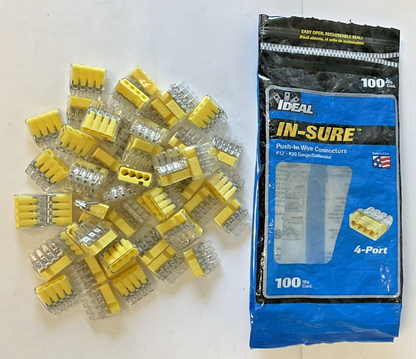 IDEAL MODEL 34 #12-#20 GAUGE 4PORT CONNECTOR NEW/UNUSED*****LOTOF44****